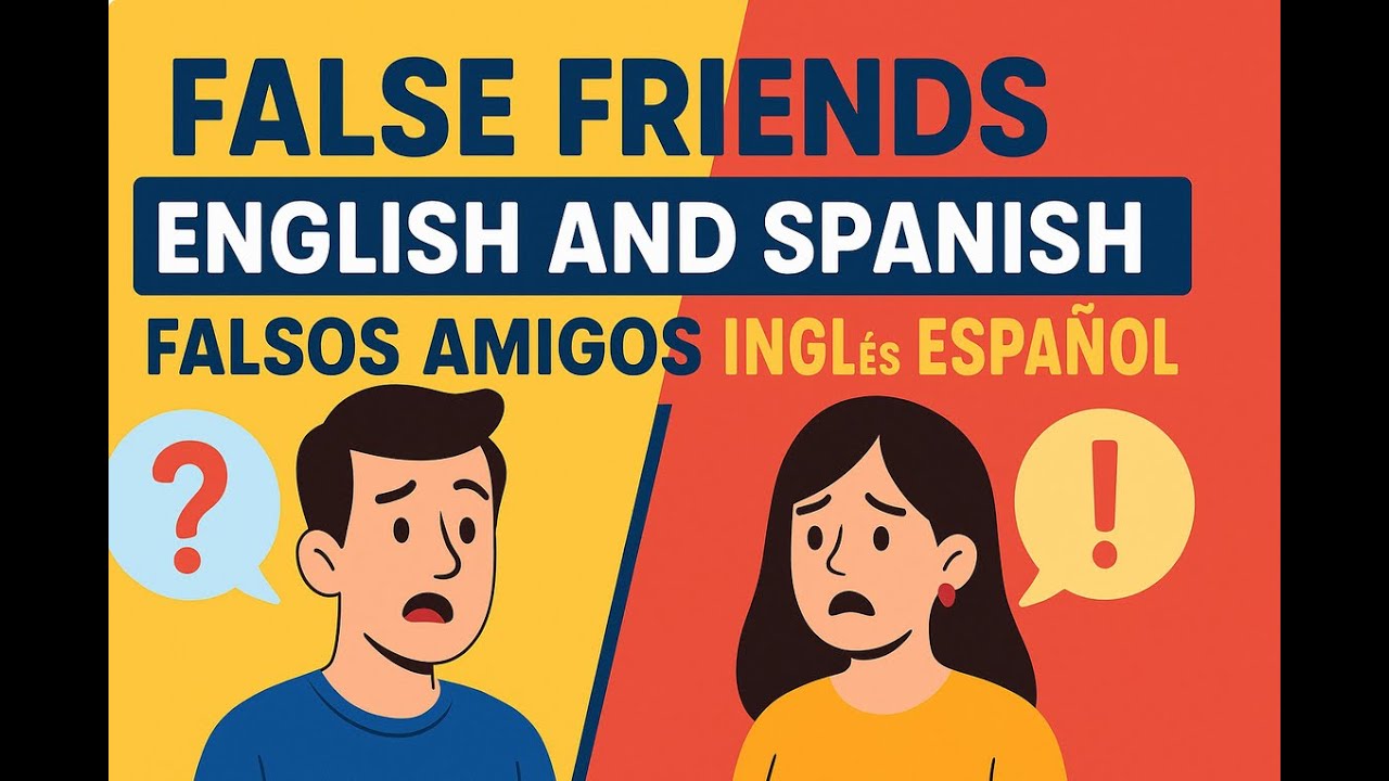 10 verbos falsos amigos en español que confunden a los angloparlantes