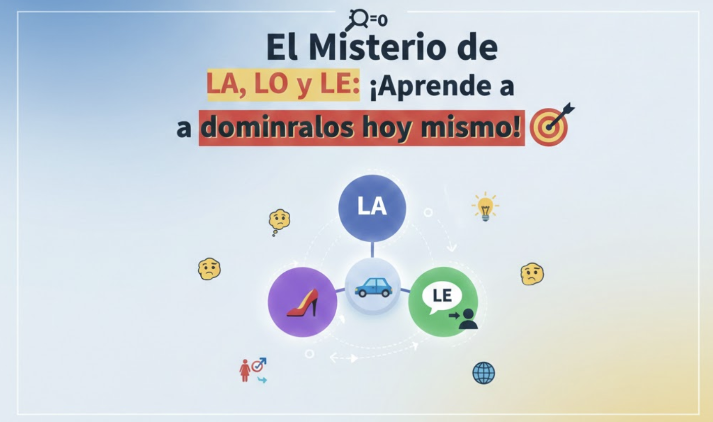 🕵️‍♂️ El Misterio de LA, LO y LE: ¡Aprende a dominarlos hoy mismo! 🎯