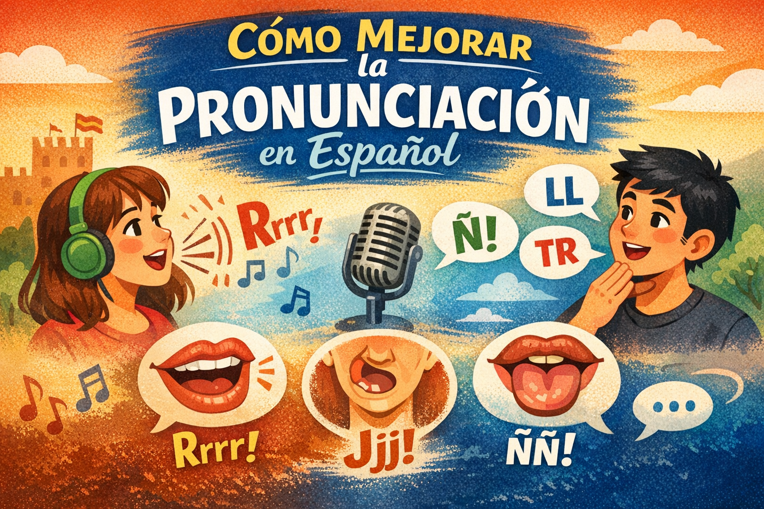 Cómo mejorar la pronunciación en español: trucos para dominar la R, la J y otros sonidos desafiantes