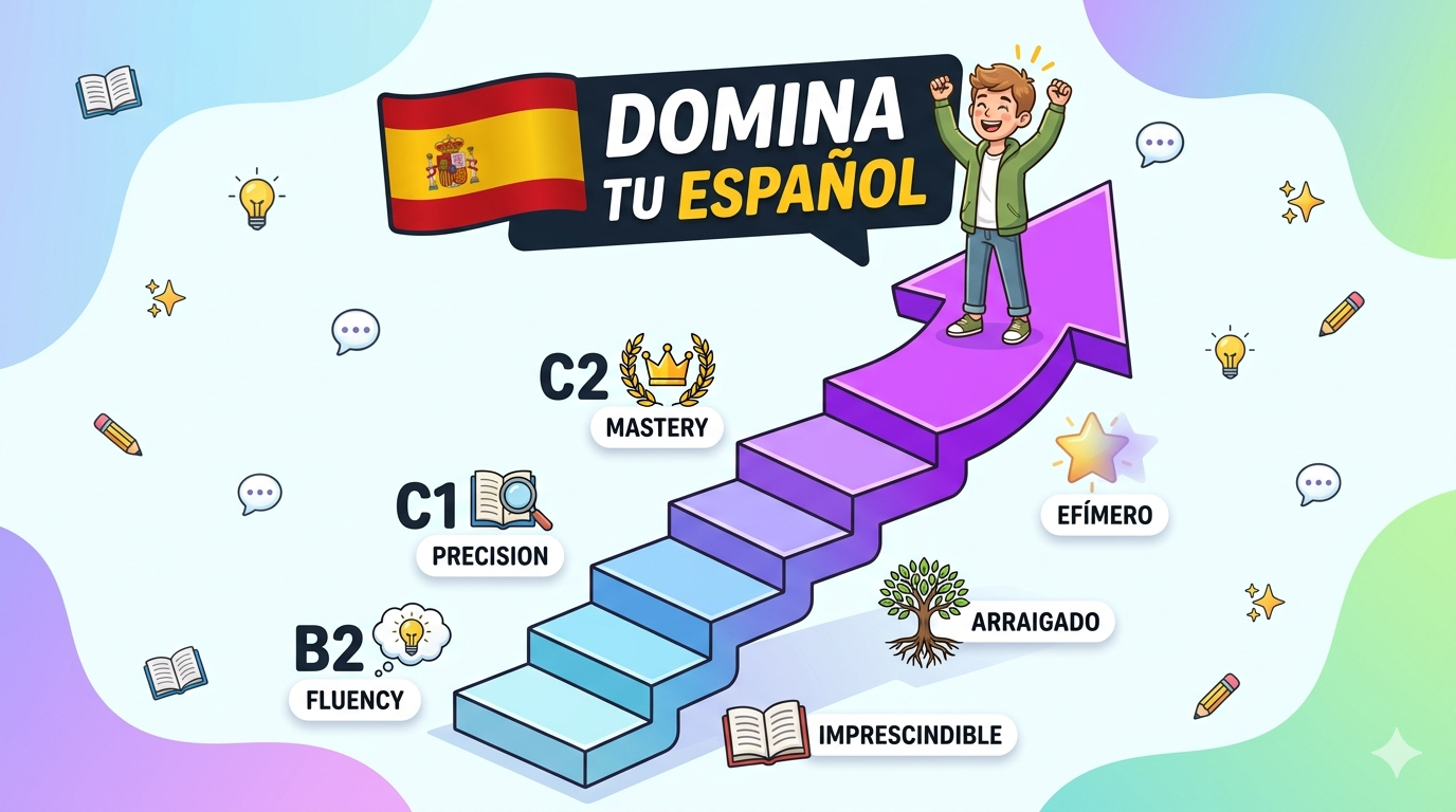 🌟 Eleva tu español: De la fluidez a la maestría en 9 palabras 🚀