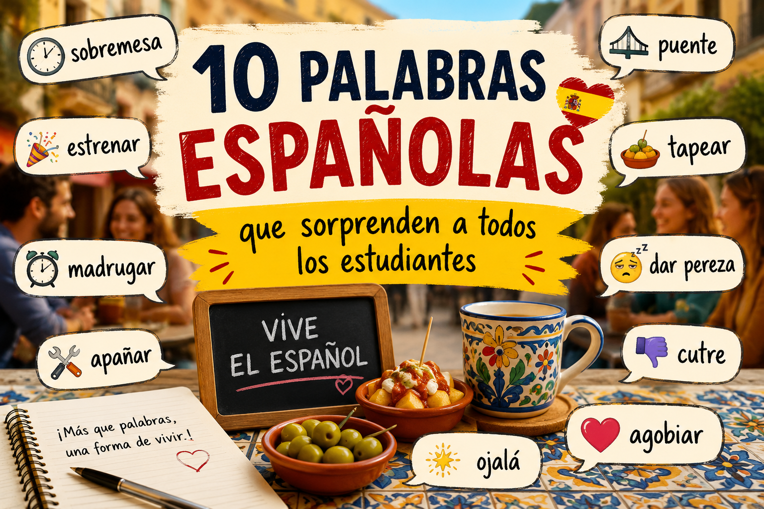 🇪🇸 10 palabras españolas que sorprenden a todos los estudiantes 🤯📚