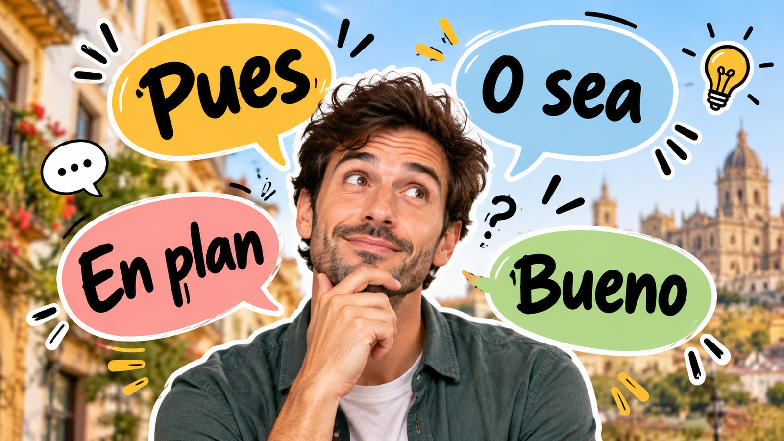 ¿Por qué los españoles dicen tanto «pues», «o sea», «en plan» y «bueno»?